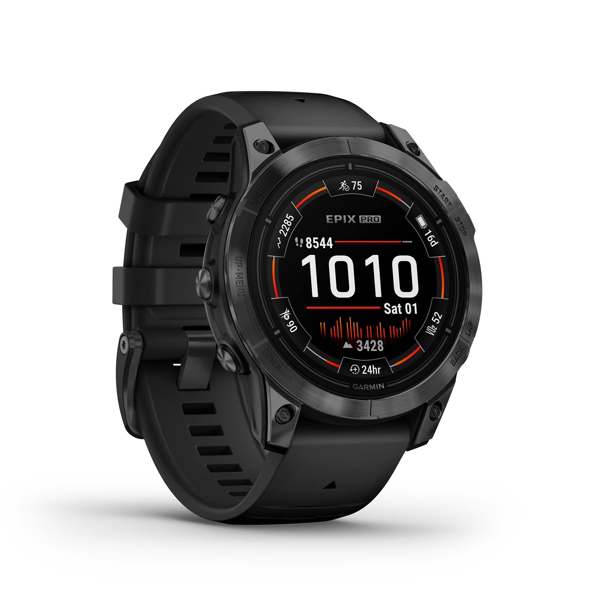 GARMIN EPIX PRO (GEN 2) 47MM GPSウォッチ Garmin Epix Gen 2 Pro Grey 47mm Watch with Wrist Heart Monitor and